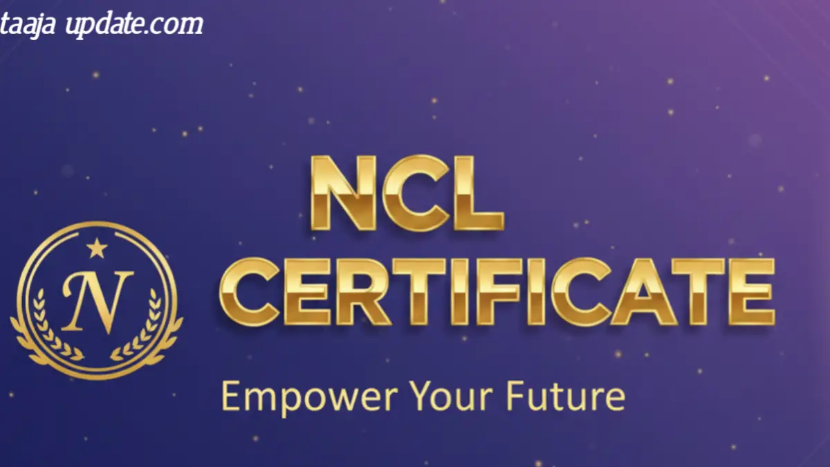 2025 Ncl certificate