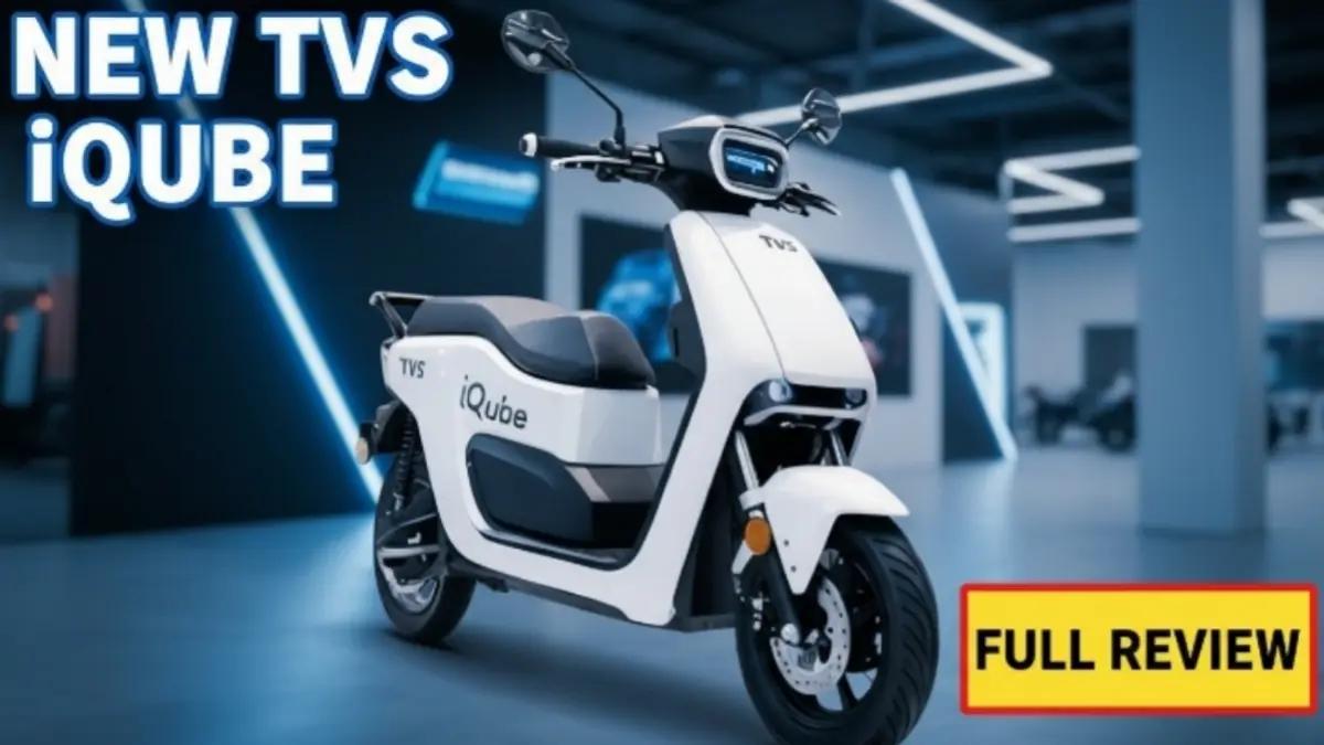 New Tvs Hybrid scooter